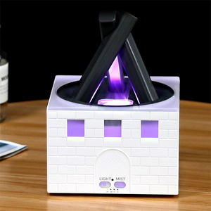 Machine ultrasonique d'aromathérapie à l'huile pour feu de joie, humidificateur à flamme LED pour décoration de la maison, cadeau pour B2B - Product Image 3
