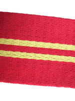 Cinturón de Uniforme Resistente de 72 mm, Fabricado con Tela de Poliéster y Lana, con Accesorios de Cuero Genuino