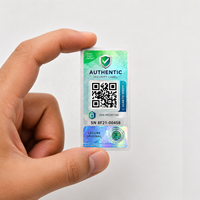 Etiqueta de Seguridad Personalizada para Protección de Marca con Código QR, Holograma y Evidencia de Manipulación VOID