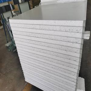 Panel de pared sándwich EPS moderno de 50mm, Panel de aislamiento de espuma Eps <span class=keywords><strong>para</strong></span> partición de pared, Material metálico - Product Image 6