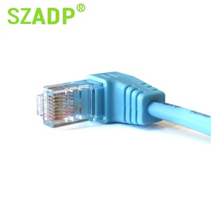 Cavo Ethernet Cat6 UTP RJ45 ad Alta Velocità, Blu, con Connettori a 90 Gradi, Rivestimento in PVC di Qualità, per Esterni, Lunghezza 2M - Product Image 5