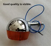 Paire de clignotants de moto, indicateur lumineux rond pour Jincheng//AX100/Haojue