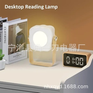 Lanterne créative rétractable transfrontalière, veilleuse LED à commande tactile, rechargeable par USB, lampe de table carrée pliable pour le camping - Product Image 4