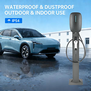 हॉट सेलिंग 7kw 14kw 32a प्रकार 2 दीवार वॉलपेपर घुड़सवार एसी चार्जर इलेक्ट्रिक वाहन चार्जिंग स्टेशन - Product Image 4