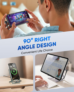 Câble de charge rapide SUNGUY 90 degrés en nylon Type-C 18W, câble de données USB C pour téléphone portable et batterie externe, utilisation en voiture - Product Image 3