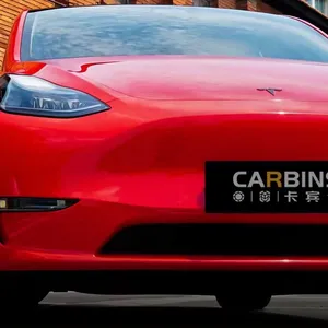 Mobil peliharaan mengkilap vinil PET Gloss Carmine warna merah pembungkus stiker mobil pembungkus master bungkus mobil