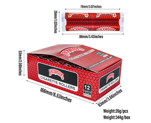 78mm, promocional Red Backwoods logotipo personalizado ABS plástico Manual Color máquina de cigarrillos - Product Image 6