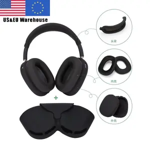 USA EU Instock Top Selling Compatible For Airpods Pro 2 Max AirPods 3 2 Silicone Earbuds Earphone Headphone Case Accessories