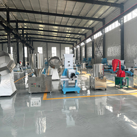 Ligne de production électrique d'aliments pour poissons 30-40 kg/h extrudeuse utilisée à vendre