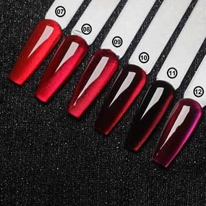 Para Unigel Venta al por mayor Festival Cat Eye UV <span class=keywords><strong>Gel</strong></span> <span class=keywords><strong>Polish</strong></span> Set Love Red Reflective Magnetic <span class=keywords><strong>Polish</strong></span> para gatos - Product Image 3
