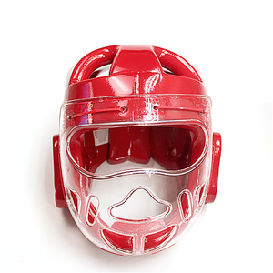 หมวกป้องกันศีรษะคาราเต้ ราคาโรงงาน ได้รับการรับรองจาก WKF และอุปกรณ์ป้องกันสีขาวสำหรับการแข่งขันคาราเต้ คิโอคุชิน - Product Image 2