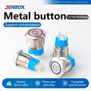 Seabox Pulsante a Pressione di Alta Qualità in Acciaio Inox 1NO, Piccola Corrente, Autobloccante, R/<span class=keywords><strong>G</strong></span>/<span class=keywords><strong>Y</strong></span>/<span class=keywords><strong>B</strong></span>/W, Completamente Illuminato, Grado di Protezione IP65 - Product Image 5