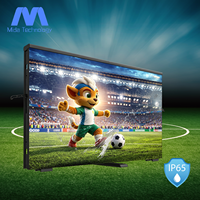 Écran LED publicitaire pour stade extérieur MIDA, affichage sportif, football, soccer, périmètre 1600x900mm, affichage LED HD pour terrain de basket-ball