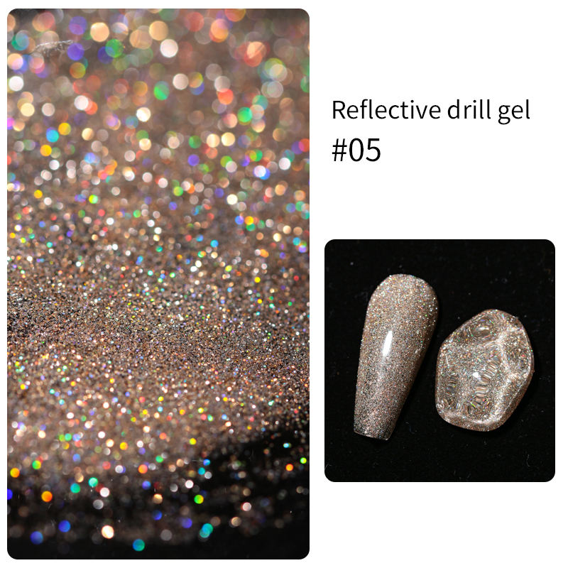 #05 Gel pailleté réfléchissant