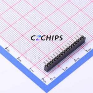 PM200-1-16-W-4.3 Pin Socket Bent Lead Through Hole,P=2mm Connector 1x16P 2mm Square Hole Right Angle Insert - Product Image 2