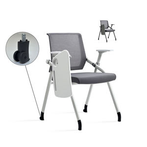 Silla de Escritorio Ergonómica con Ruedas para Sala de Reuniones Moderna, Silla de Conferencia de Malla, Silla de Juego Reclinable para PC, Silla de Entrenamiento para Oficina - Product Image 1