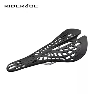 RIDERACE Sillín de Plástico Superligero para Bicicleta de Montaña, Asiento Ergonómico Transpirable Hueco, Cojín de PVC, Pieza de Ciclismo - Product Image 2