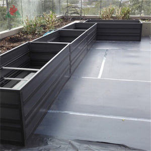 Planteur en acier <span class=keywords><strong>corten</strong></span> pour plantes, plateau de pot - Product Image 4