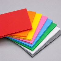 Bac de picking empilable en Corflute de qualité industrielle 800x600mm pour entrepôt, boîte de rangement pour articles en vrac