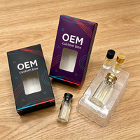 Scatola Cosmetica in Cartone Ondulato Kraft con Finestra, Goffrata a Quattro Colori, con Blister Trasparente per Confezionamento di Fiale ed Essenze