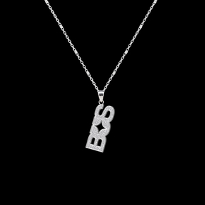 Collier en cuivre avec pendentif serti de diamants BL/ BUS/ TWICE/STRAYKIDS LOGO Idol Colliers pour hommes et femmes Colliers et <span class=keywords><strong>accessoires</strong></span> - Product Image 2