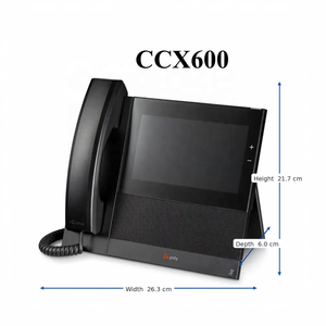 Teléfono de Videoconferencia Multimedia POLY CCX600, Teléfono de Conferencia por Internet, Teléfono IP, Compatible con Bluetooth y Wi-Fi - Product Image 2
