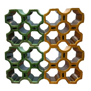 Ladrillo Decorativo Chino Tradicional de Color Esmaltado Antiguo, <span class=keywords><strong>Bloque</strong></span> de Revestimiento de Pared Hueco - Product Image 1