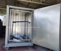 Four de cuisson et de séchage industriel à commande PLC, alimenté au diesel/gaz/GPL, pour revêtement en poudre d'acier et jantes métalliques