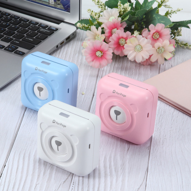 Phone Pocket Portable Wireless Mini Hand Sticker Printer Thermal Label Printer Sticker Machine