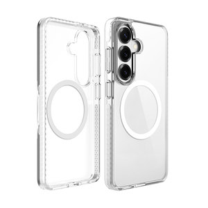 Shockproof Transparent Magnetic Wireless Charging Back Phone Cover for Samsung S26 Ultra S25 S24 S23 <strong>Case</strong> - Product Image 3