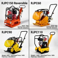 Compacteur d'asphalte vibrant de couleur personnalisée, moteur essence, diesel ou électrique pour projets de construction et de pavage