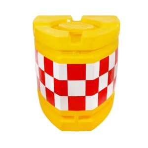 Barrera de tráfico de 90cm, Cubo de choque de seguridad, barrera de cojín de plástico, barrera de tráfico de seguridad llena de arenas de agua de tambor - Product Image 3