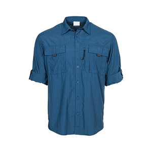 Camisas de Pesca Casuales <span class=keywords><strong>Columbia</strong></span> de <span class=keywords><strong>Manga</strong></span> <span class=keywords><strong>Larga</strong></span> con Botones, Protección UV, de Buena Calidad, Venta al Por Mayor de Fábrica - Product Image 3