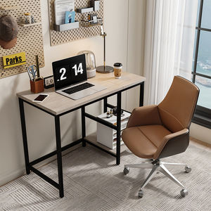 Tavolo da ufficio in legno con scaffali a 2 livelli Hot Sal scrivania da Computer - Product Image 5