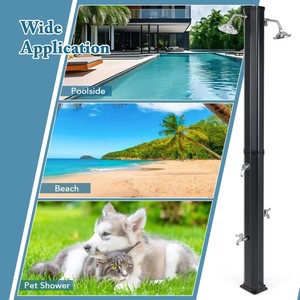 CYEN - Nueva Columna de Ducha Solar Doble con Ajuste Automático de Agua Fría y Caliente para Acampar al Aire Libre - Product Image 2