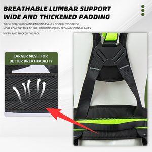 高さとロッククライミングでの屋外作業のためのプロの5点フルボディハーネス - Product Image 4