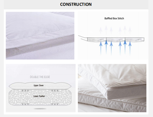 100% coton matelas tissu adulte dormir <span class=keywords><strong>duvet</strong></span> <span class=keywords><strong>de</strong></span> <span class=keywords><strong>canard</strong></span> rempli <span class=keywords><strong>de</strong></span> <span class=keywords><strong>plumes</strong></span> <span class=keywords><strong>surmatelas</strong></span> - Product Image 6