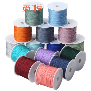 Fil <span class=keywords><strong>de</strong></span> <span class=keywords><strong>jade</strong></span> Miyue 72 Nylon Petit <span class=keywords><strong>rouleau</strong></span>, environ 40 mètres <span class=keywords><strong>de</strong></span> long, avec une variété <span class=keywords><strong>de</strong></span> couleurs, Corde pour bracelet DIY et bijoux. Lar - Product Image 1