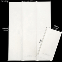 Vente en gros 33*40cm Luxe Airlaid Boissons Serviettes en papier 3 plis avec Logo personnalisé Échantillon gratuit disponible