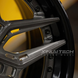 ล้อฟอร์จ XINLAI สี Gunmetal แบบ 2 ชิ้น ขนาด 19 นิ้ว 5x112 5x114.3 สำหรับ BMW M3 M4 M5 สำหรับ Mercedes-Benz C63 E63 สำหรับ Audi RS5 RS7 - Product Image 2