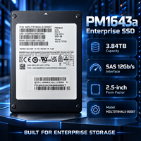 Pour W0230CM Samsung PM1643a MZILT3T8HALS-00007 3.84TB SAS 12Gbps 2.5 pouces Disque SSD de stockage original