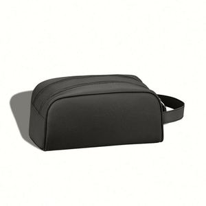 Pu Leather Pillow Bag Cosmetics and Toiletries <b>Storage</b> Bag Large Capacity Partition <b>Storage</b> <b>Makeup</b> Bag - Product Image 5