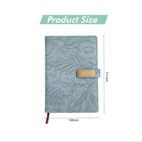 Carnet Premium A5 en Cuir PU à Couverture Rigide, Ouverture à 180°, Reliure Parfaite Durable, Papier Offset, 100 Feuilles, Vente en Gros