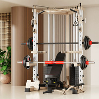 Máquina Smith PINJIAN: Entrenador Integral, Rack de Sentadillas Multifuncional, Equipo de Fitness para Gimnasio en Casa, Venta al por Mayor