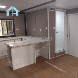 Nhà máy bán tùy chỉnh thiết kế di động sống container nhà giá rẻ đúc sẵn <span class=keywords><strong>Modular</strong></span> phòng ngủ bánh sandwich văn phòng xây dựng - Product Image 4