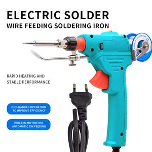 Kit de fer à souder à chauffage interne rapide 60W, fer à souder manuel à chauffage interne, tournevis de réparation électronique à température automatique, couteau à souder - Product Image 2