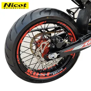 Nicot On-road Motorcycle Tire-Front&Rear Tire-Wheel Assembly for Super Moto Bike
