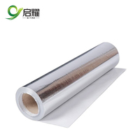Rouleau de tissu tissé en aluminium réfléchissant la chaleur, barrière radiante pour l'isolation des toits, des greniers et des serres