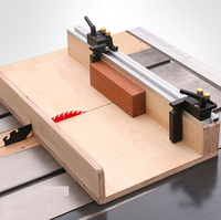 45 goute T Track avec échelle alliage t-rails fente onglet Track 300-800mm travail du bois Table de scie établi outils de bricolage