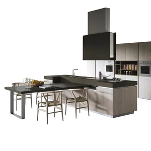 Diseños <span class=keywords><strong>de</strong></span> gabinetes <span class=keywords><strong>de</strong></span> <span class=keywords><strong>cocina</strong></span> modernos para cocinas pequeñas con gabinetes americanos <span class=keywords><strong>de</strong></span> lujo y tamaños estándar en mm - Product Image 6